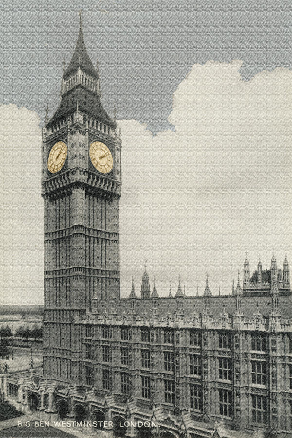 Vintage Photograph - Big Ben by Alan Paul