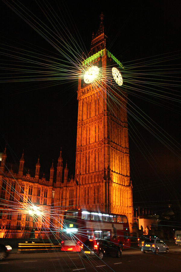 Big Ben And London Double Decker Bus Photograph by Doc Braham