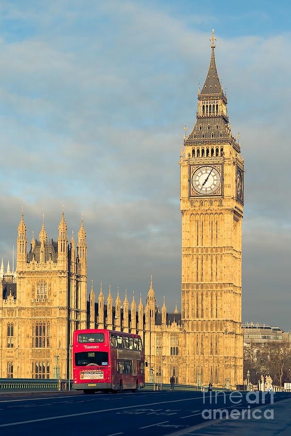 Big Ben and Westminster Bridge I Photograph by Clarence Holmes