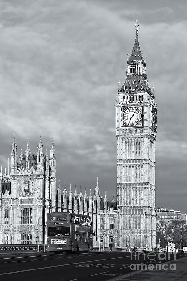 Big Ben and Westminster Bridge II Photograph by Clarence Holmes