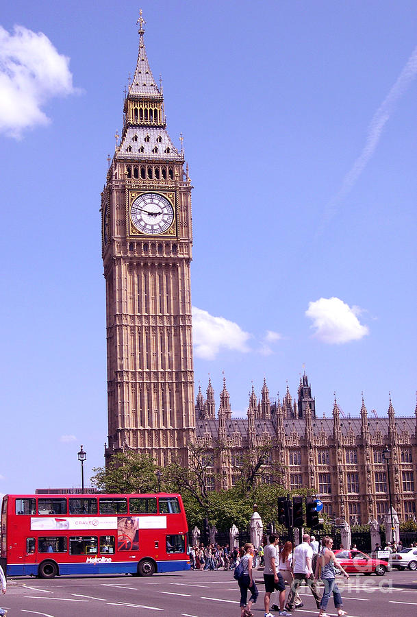 Westminster Photograph - Big Ben by Andrea Anderegg