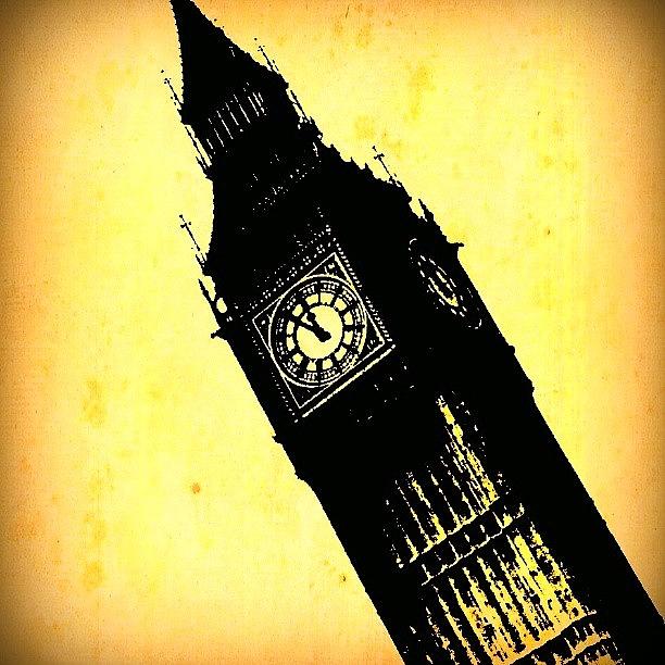 Edited Photograph - Big Ben!! by Chris Drake