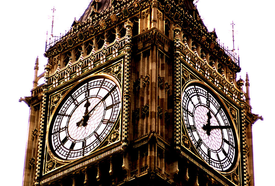 Big Ben Clock Faces Photograph by Robert Rodvik Fine Art America
