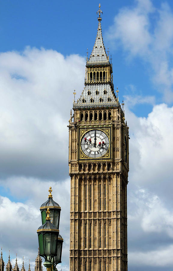 Big Ben Clock Tower And Cleaning Photograph by Mark Thomas
