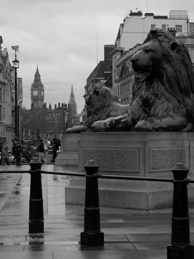 Big Ben from Trafalgar Square Photograph by Paul Yoder - Fine Art America