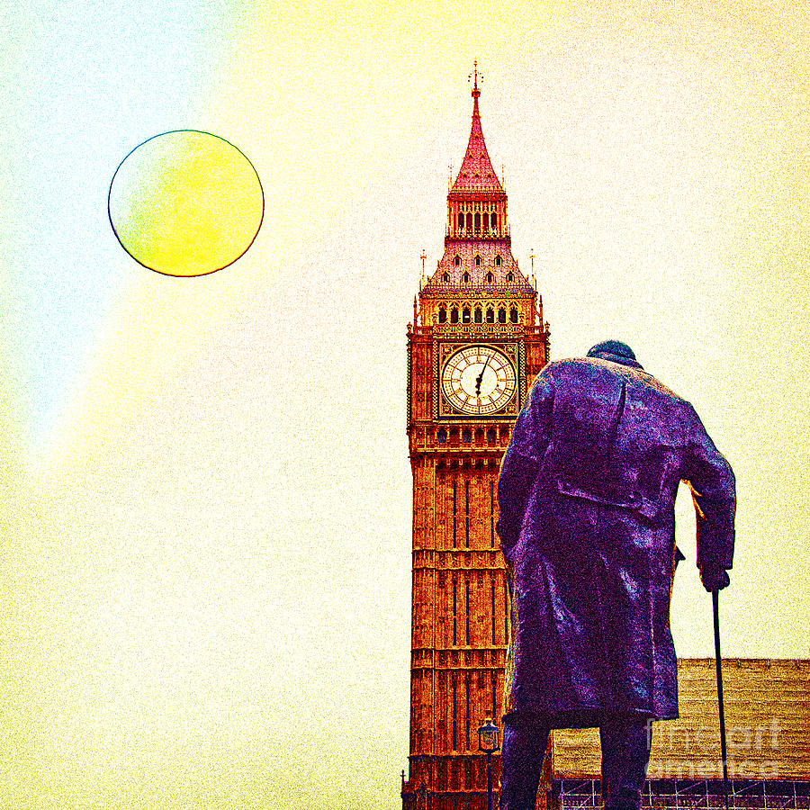 Big Ben in London Mixed Media by Celestial Images
