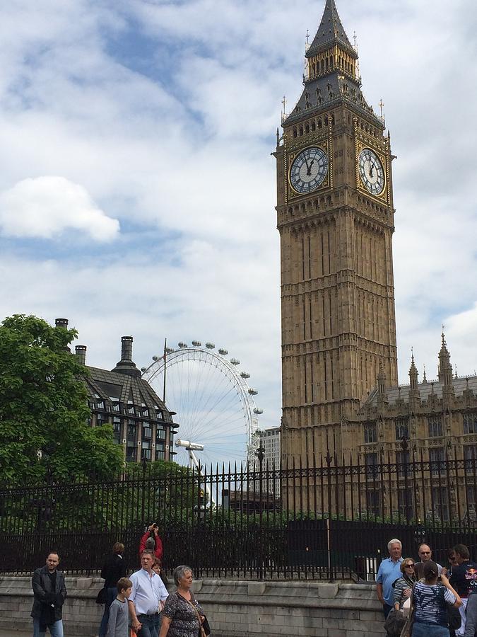 Big Ben London Eye Photograph By Anthony Salvucci