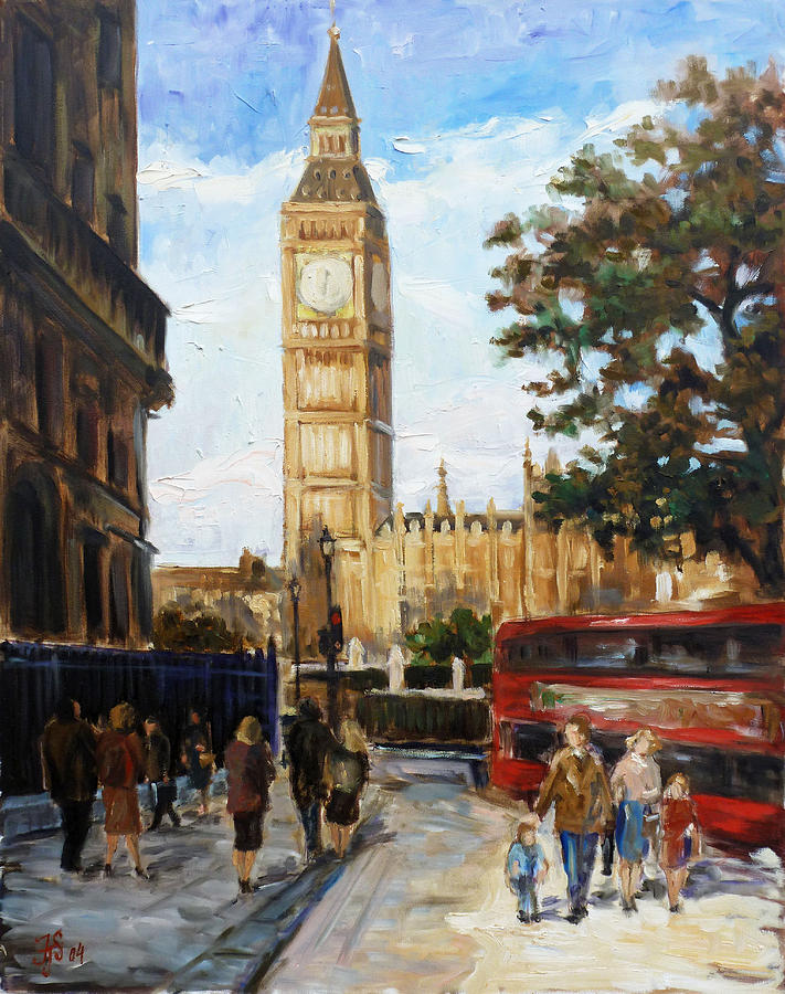 Big Ben - London Painting by Irek Szelag
