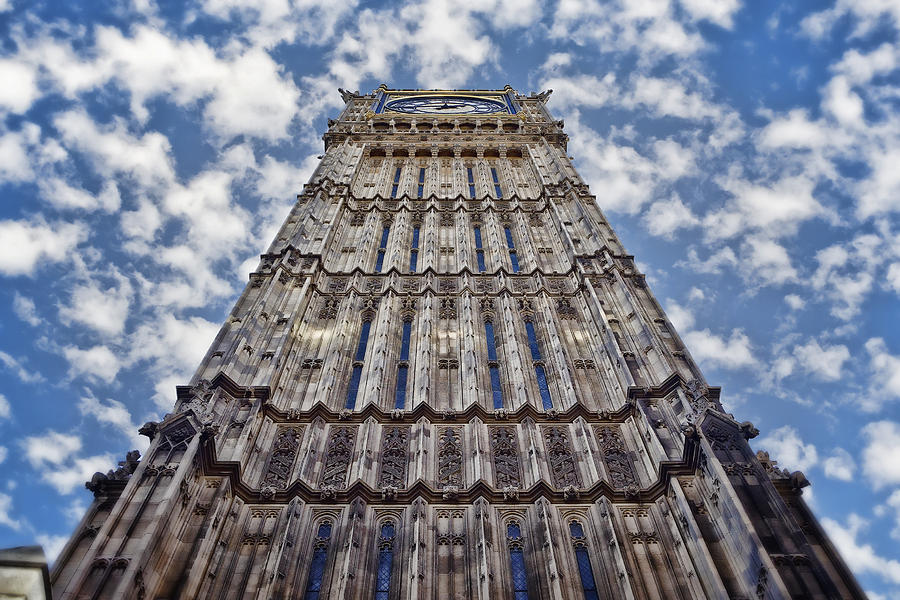 Up Movie Photograph - Big Ben Perspective by Joan Carroll