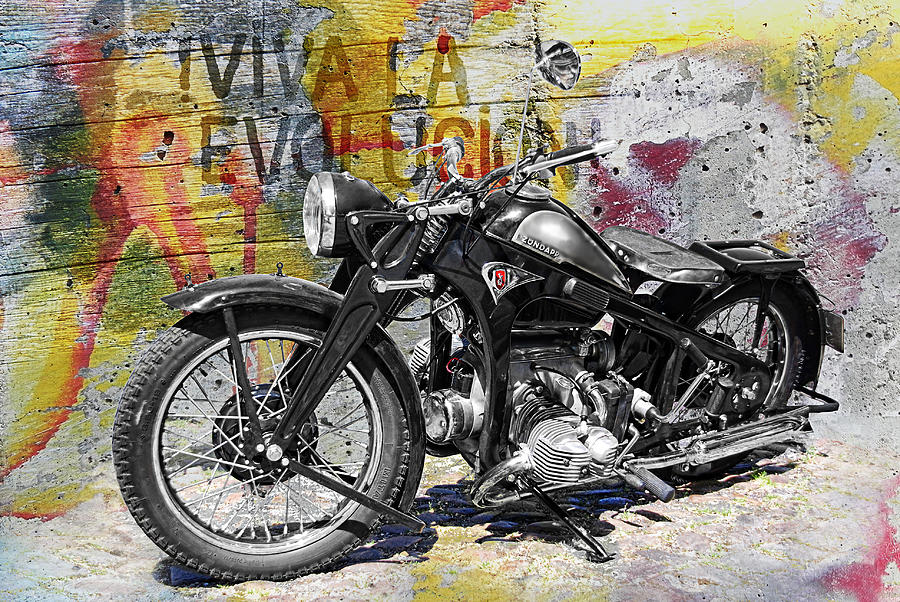 Big Black Bike Photograph by Joachim G Pinkawa | Fine Art America