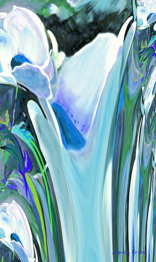 Big Blue Flower Digital Art by Jamie Frier