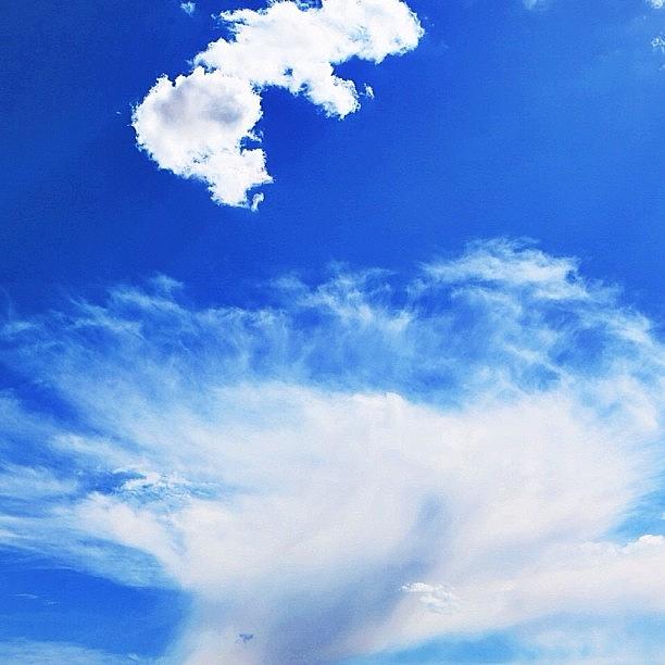 Big, Blue Sky Along Route 66 Photograph by Cristi Bastian