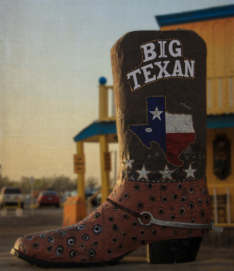 Big Boot of Texas Photograph by Kathleen Scanlan