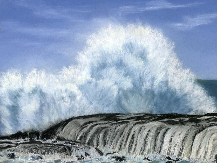 Wave Painting - Big Breaker by Sarah Dowson