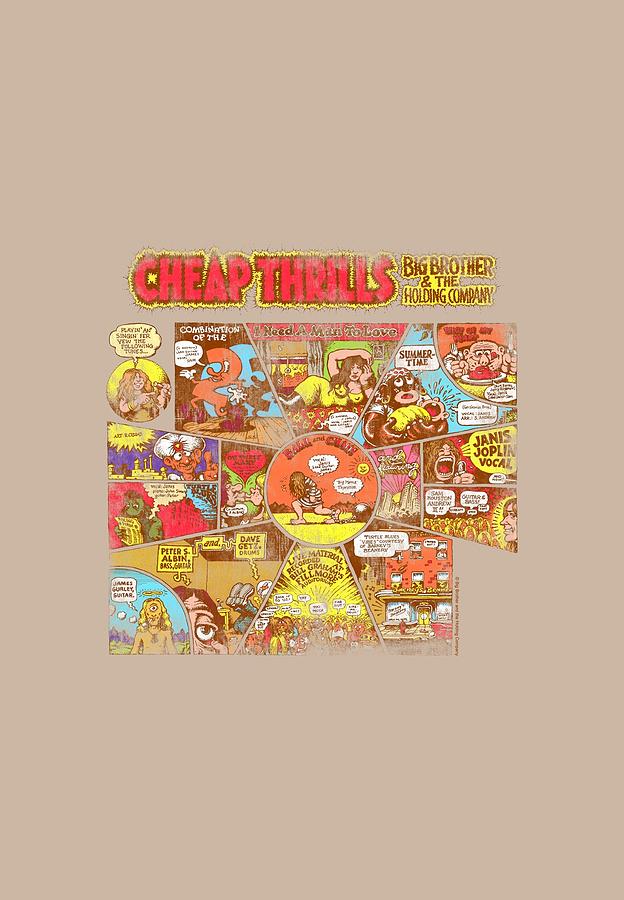 Big Brother And The Holding Company - Cheap Thrills Digital Art by Brand A