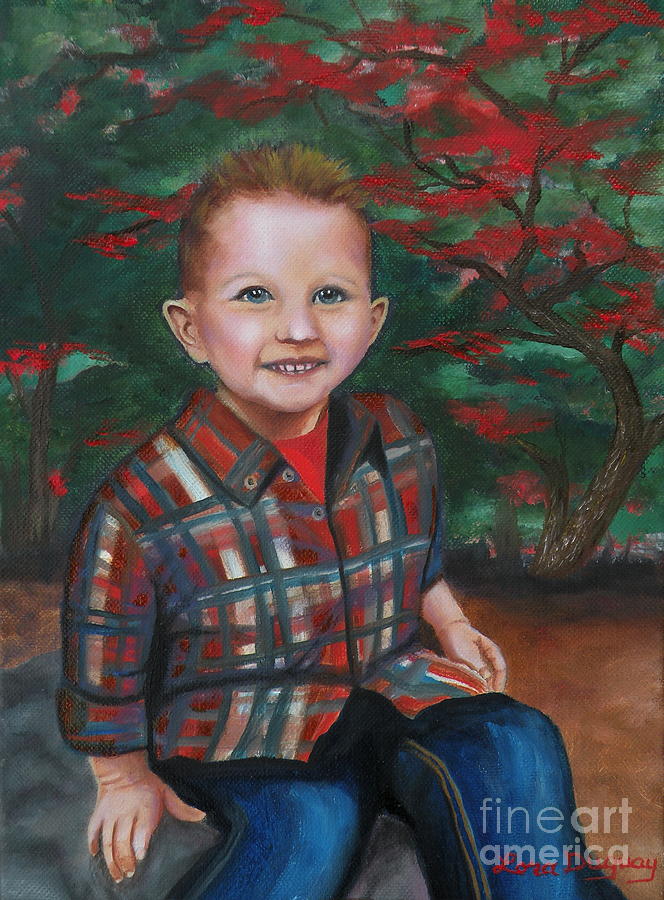 Big Brother Cameron Painting by Lora Duguay