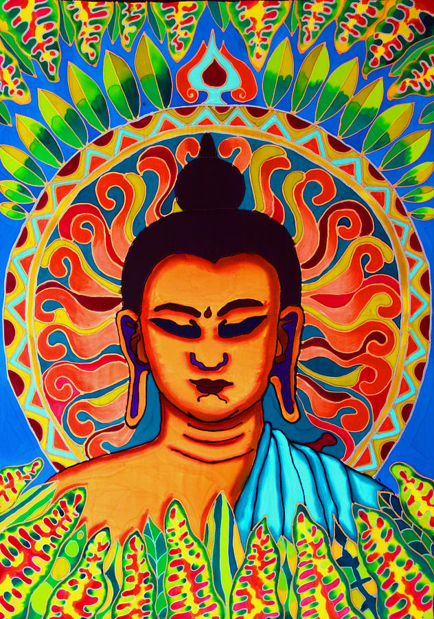 Big Buddha Painting by Lee Vanderwalker - Fine Art America