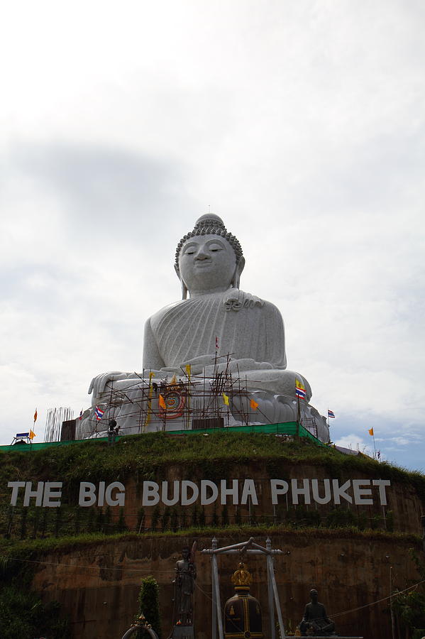 Buddha Photograph - Big Buddha Phuket - Phuket Thailand - 01131 by DC Photographer