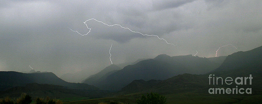 Big Creek Lightning Photograph by J L Woody Wooden