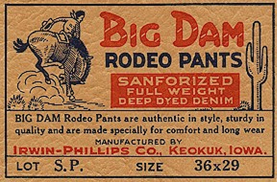 Big Dam Quality  Rodeo Pants Photograph by Jame Hayes