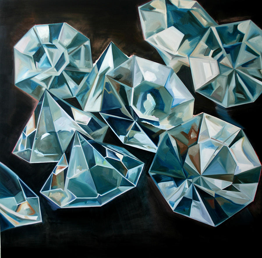 Big Diamond No.5 Painting by Luo Ziyue