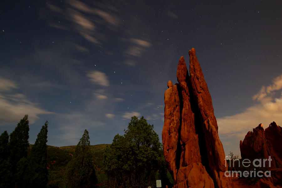 Big Dipper at Garden of the Gods 2 Photograph by JD Smith