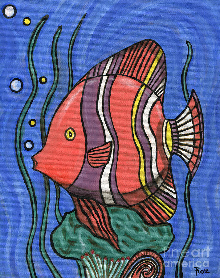 Fish Painting - Big Fish by Classic Visions Gallery