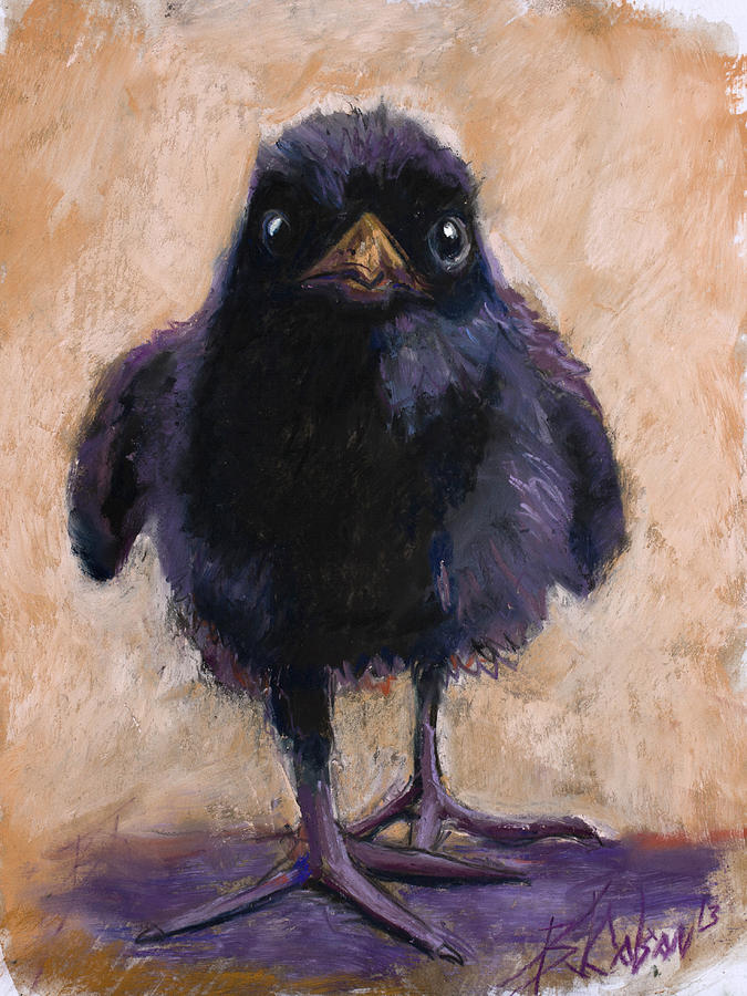 Blackbird Painting - Big Foot by Billie Colson