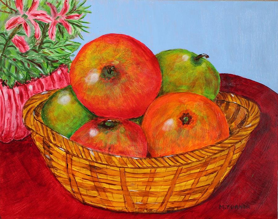 Big Fruit Painting by Melvin Turner