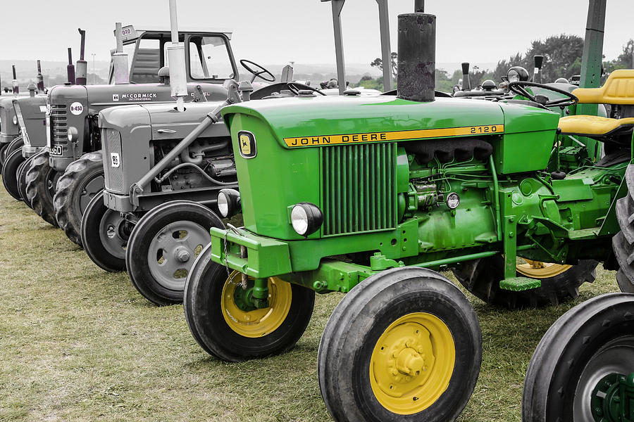 Big Green Tractor Photograph by Chris Smith
