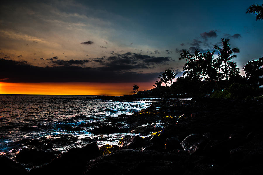 Sunset Photograph - Big Island Sunset by Tyler Knabe