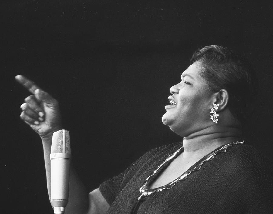 Rhythm And Blues Photograph - Big Mama Thornton at Monterey Jazz Festival D232 by Gary Russell
