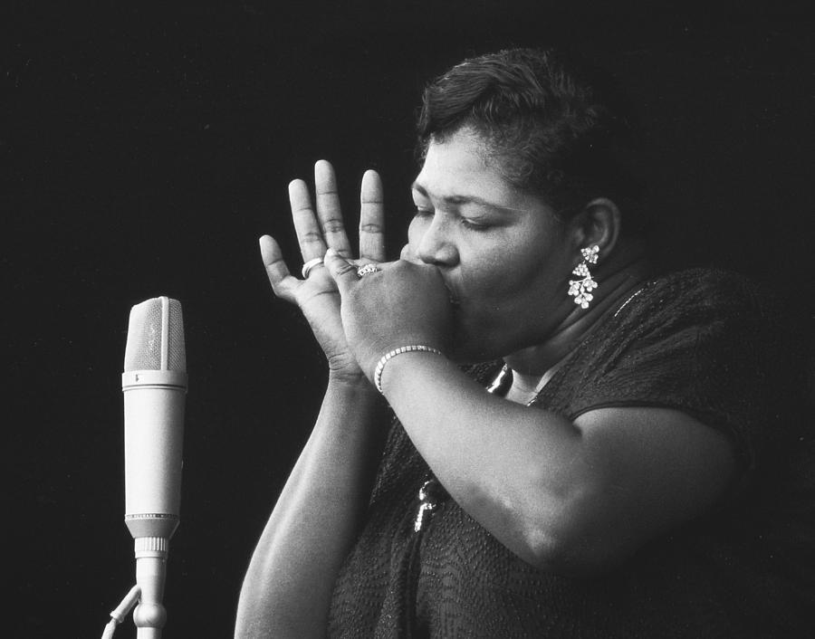 Rhythm And Blues Photograph - Big Mama Thornton at Monterey Jazz Festival D233 by Gary Russell