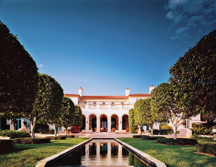 Big Mansion With Pool Photograph by Durston Saylor