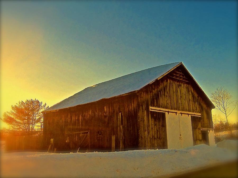 Barn on Depot Rd. Photograph by Elizabeth Tillar