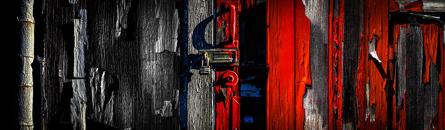 Abstract Photograph - Big Old Red Barn  by Bob Orsillo