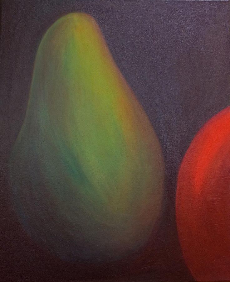 Big Pear Painting by Stephen Degan