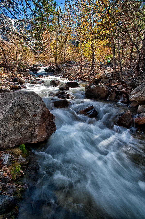 Fall Photograph - Big Pine Creek by Cat Connor