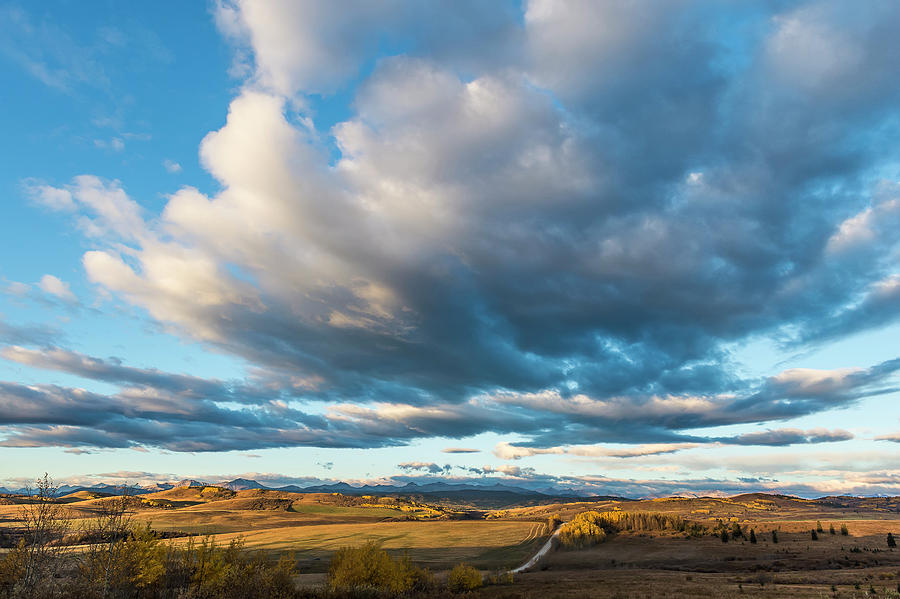 Big Prairie Sky, Near Longview Photograph by Deb Garside