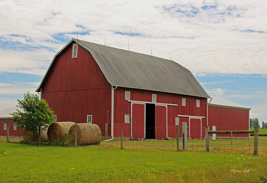 Big Red Barn II - Carroll County Indiana Photograph by Suzanne Gaff ...
