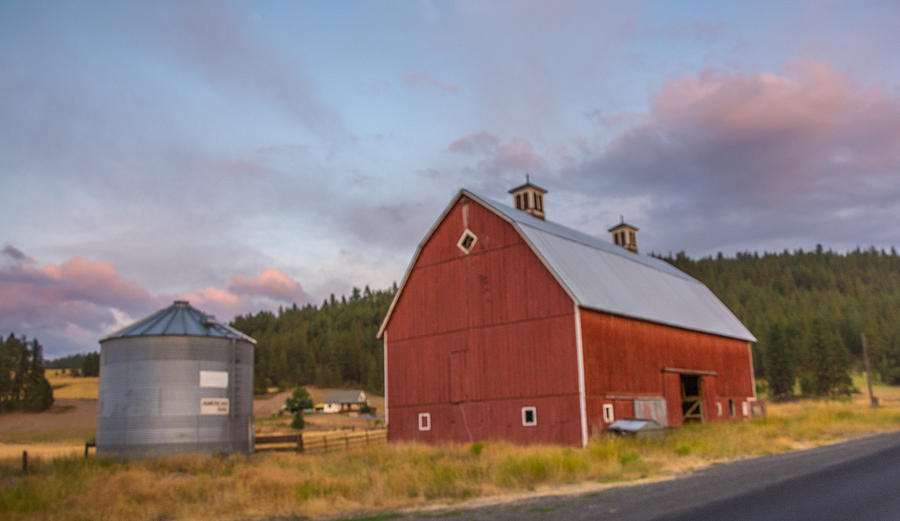Big Red Barn Photograph by Randall Branham