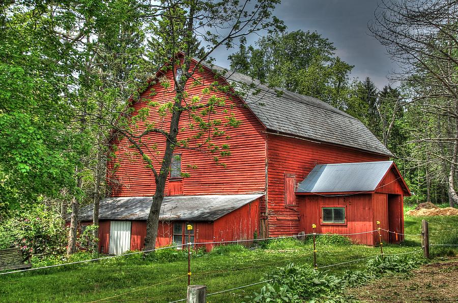 Barn Photograph - Big Red by Lisa Hurylovich
