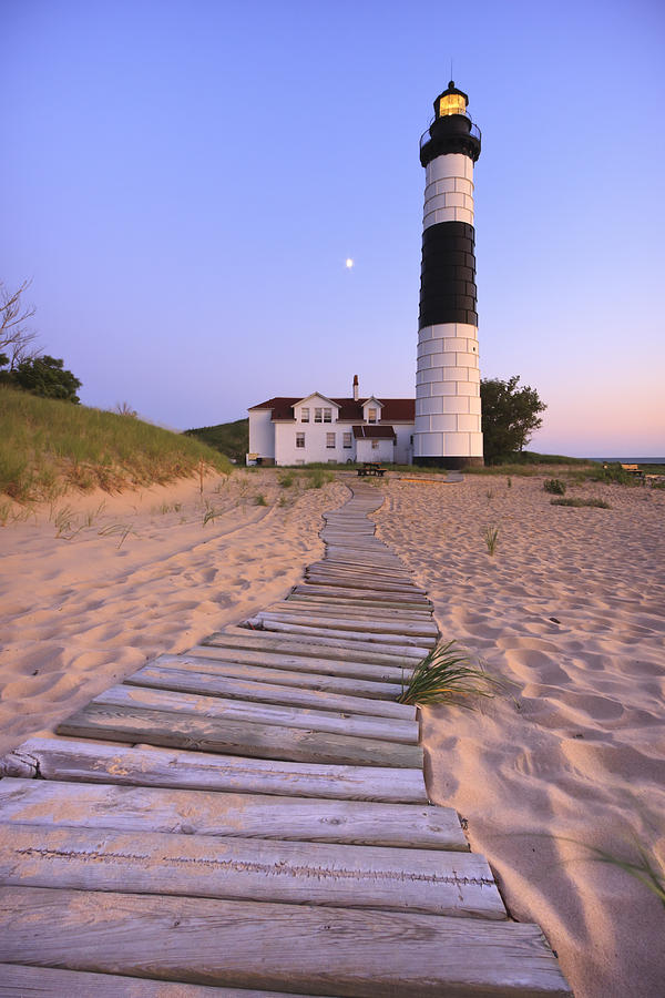 Architecture Photograph - Big Sable Point Lighthouse by Adam Romanowicz Architecture Photograph - Big Sable Point Lighthouse by Adam Romanowicz