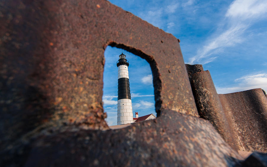 Big Sable Point Lighthouse Looking in Photograph by Joe Holley