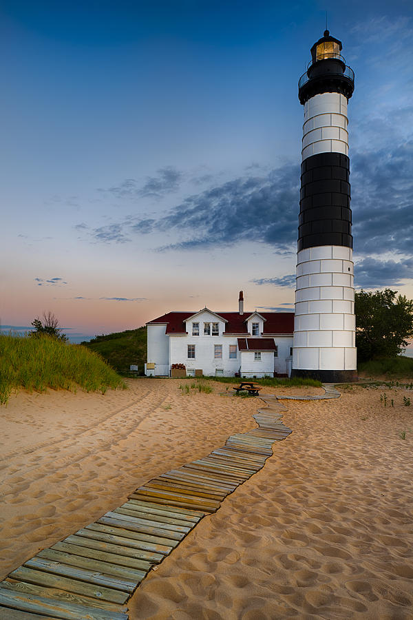 Big Sable Point Lighthouse Photograph by Sebastian Musial