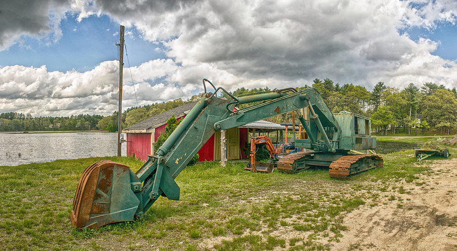 Big Shovel For A Small Berry Photograph by Constantine Gregory