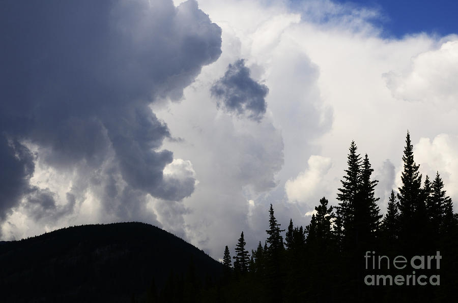 Mountain Photograph - Big Sky Big Weather by Bob Christopher