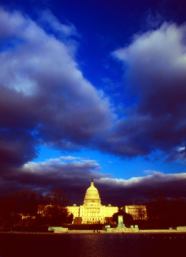 Big Sky over the Capitol Photograph by Joe Connors