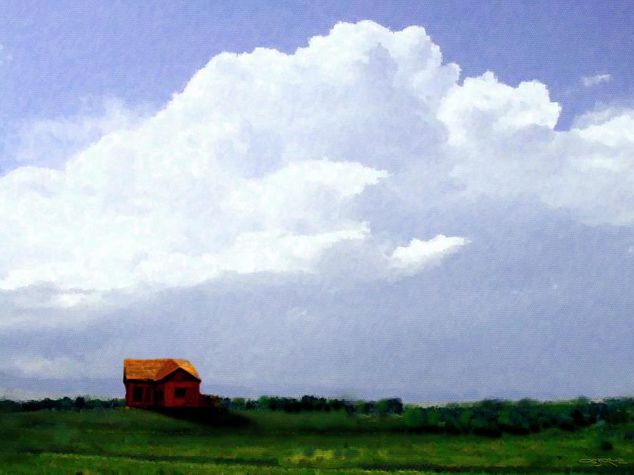 Big Sky Painting by Patrick J Osborne