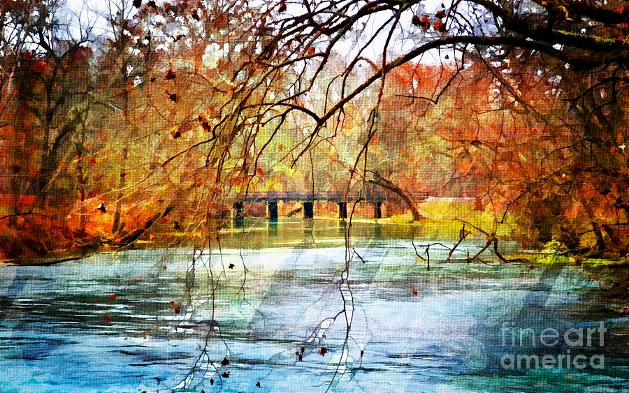 Big Spring Missouri - Digital Paint 2 Photograph by Debbie Portwood